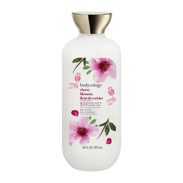 Bodycology Fleur de Cerisier Gel Douche Bain Moussant 2 en 1, 473 ml