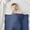 Dark Blue, variant on Cotton Flannel Quilted Blanket 36x46 Inches Thin Lightweight Wrap Blanket for Bed Sofa Travel Nap Navy Blue