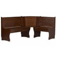 thumbnail image 1 of Riverbay Furniture Kitchen Dining Wood Nooker Corner Unit in Walnut, 1 of 20