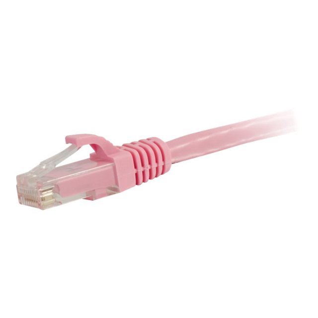 C2G 10ft Cat6a Snagless Unshielded (UTP) Network Patch Ethernet Cable-Pink - Patch cable - RJ-45 (M) to RJ-45 (M) - 10 ft - UTP - CAT 6a - molded, snagless, stranded - pink