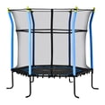 thumbnail image 1 of Soozier Trampoline pour Enfants de 64 Pouces avec Filet de Protection pour Intérieur/extérieur, Bleu, 1 of 9