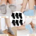 thumbnail image 4 of 6 Pieces Kids Stockings Socks with Nice Elasticity Comfortable Wearing Simple Style Good Craftsmanship Hose Keep Crawing medium black 8-10, 4 of 6