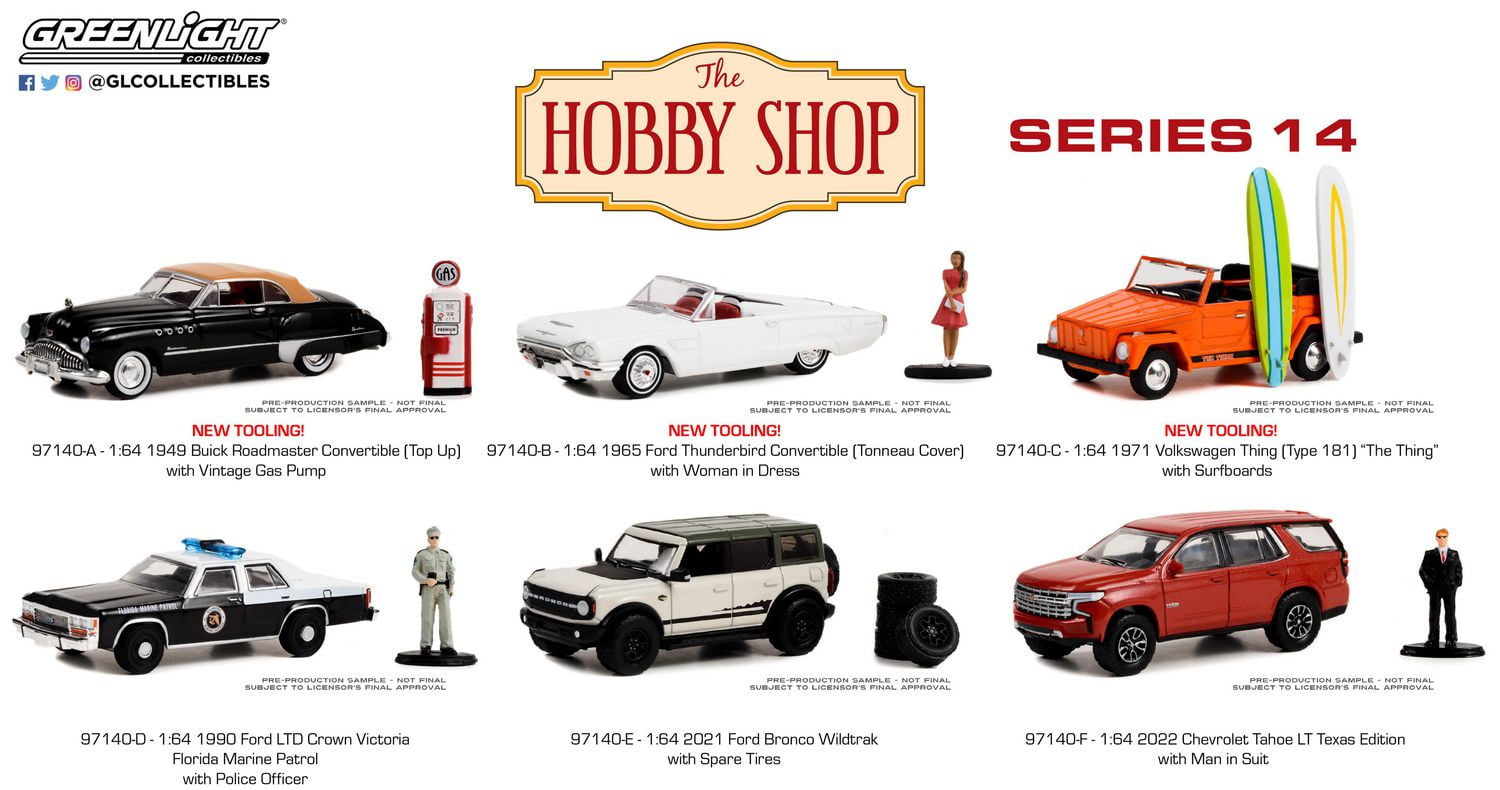 GreenLight 1:64 The Hobby Shop Jouet Véhicules Série 14