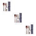 thumbnail image 1 of Maytalsory Set School Student Chopstick Fork Spoon Flatware with Storage Bag Type 3 3Set, 1 of 6