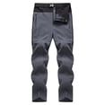 thumbnail image 1 of Penkiiy Pantalon de Randonnée Homme Liquidation Pantalon de Sprint pour Homme à Codage de Couleur Été Extensible Respirant Sports de Plein Air Pantalon de Randonnée Pantalon Long Pantalon Gris, 1 of 9