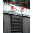 thumbnail image 4 of KFFKFF 14 inch Shutter Exhaust Fan, Wall Mounted Attic Vent Fan with Smart Programming Variable Speed Temperature Control, 2000 CFM,EC Motor,Timer, Black, 4 of 9