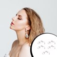 thumbnail image 2 of fastboy 10pcs Ear Clip Converters Earring Accessories Handmade Fashionable Handheld Findings Turn Any Post Studs Into Clip-On Earrings Type11, 2 of 6