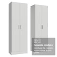 thumbnail image 4 of Madesa Kitchen Set 2 Pantry Storage Cabinet with 10 Utility Shelves 47"L Wooden Organization Unit for Kitchen - White, 4 of 9