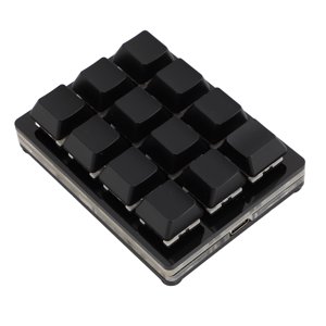 12 Key Mechanical Gaming Keyboard, un clavier mécanique programmable main, RGB Clavier de jeu mécanique multifonctionnel Mini USB Fils RGB Red Switch Macro clavier