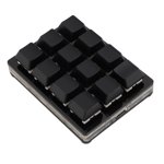 12 Key Mechanical Gaming Keyboard, One Handed Programmable Mechanical Keyboard, RGB Multifunctional Mechanical Gaming Keypad Mini USB Wired RGB Red Switch Macro Keyboard