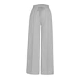 thumbnail image 4 of AUNVITO Women's Plus Size Casual Drawstring Sweatpants with Pockets for Sporty and Comfortable Style, 4 of 6
