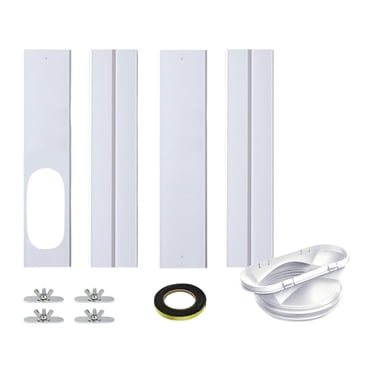 Smart Home Portable Air Conditioner Sliding Window Seal Sash Kit Adjustable Exhaust Hose Extension For Efficient Unit Installation