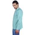 thumbnail image 4 of Atasi Chemise Henley Indienne pour Homme à Manches Longues, Décontractée, Col Mandarin, Courte Kurta, 4 of 7