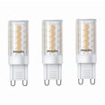 thumbnail image 3 of Philips LED G9 40W Equivalent Capsule Energy Saving Light Bulb, Bright White (3000K) 3-Pack, 3 of 5