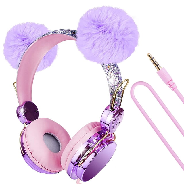 fastboy Children Headset Cartoon Wired 3.5mm Kids Headphone Plastic Adjustable Headphone for Phone Computer