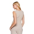 thumbnail image 3 of No Boundaries Women's Seamless Cap Sleeve Bodysuit, 3 of 6