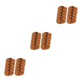 thumbnail image 3 of Thinsony Golf Head Covers PU Portable Protector Travel Athlete Golf for Training Brown Small 10 Pcs 3Set, 3 of 6