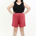 thumbnail image 2 of AherBiu Shorts Grande Taille pour Femmes, Pyjama Taille Haute, Shorts à Jambes Larges, Bas de Pyjama Confortables et Doux, Shorts, 2 of 7