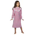thumbnail image 1 of Lanz Girls' Nightgown Ruffle Granny Gown Long Sleeve Pajama, 1 of 5