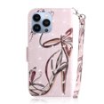 thumbnail image 2 of Case for iPhone 12 Pro Cover Magnetic 3D Pattern Wallet Flip Case With Strap - High heel, 2 of 5