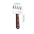 thumbnail image 3 of UsRHHA Multi-Function Bear Claw Meat Tenderizer, 5-Claw Kitchen Food Fork for Chicken Beef Shredding, Stainless Steel BBQ Meat Separator Cutter for Chopping Slicing Dicing, 3 of 6