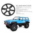thumbnail image 4 of 65T RC Spur Main Gear, Durable RC Spur Main Gear Replacement Precise Manufacturing Hard Steel Black Lightweight Stable Rolling  For RC Car For Summit E Maxx, 4 of 8