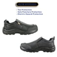 thumbnail image 3 of vangelo ASTM and CSA Approved Steel Toe Men Safety Shoe HELMUT-4 Puncture and Toe Protection Non-Slip Black Size 9.5W, 3 of 5