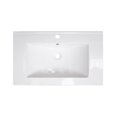 thumbnail image 2 of American Imaginations 32-in. W 1 Hole Ceramic Top Set In White Color - Overflow Drain Incl. AI-27184, 2 of 8