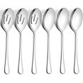 thumbnail image 1 of 6 Pack Serving Spoons Set, 3 Large Serving Spoons,, 1 of 7