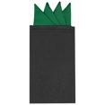 thumbnail image 1 of INSPIRE CHIC Men's Halloween Pocket Squares Pre Folded Triangles On Card Suit Handkerchief Dark Green One Size, 1 of 4