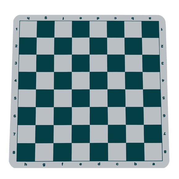 WE Games le Tapis d'Échecs de Tournoi Original en Silicone 100 % - Plateau de 20 Pouces