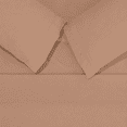 thumbnail image 3 of Comfy Bamboo World 9900 Series Embroidered Bedsheets Sheet Set, Twin Size, Brown, 3 of 5