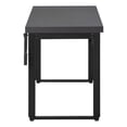 thumbnail image 2 of Monarch Specialties Computer Desk, Home Office, Standing, Adjustable, 48"l, Work, Laptop, Metal, Laminate, Grey, Black, Contemporary, Modern, 2 of 9