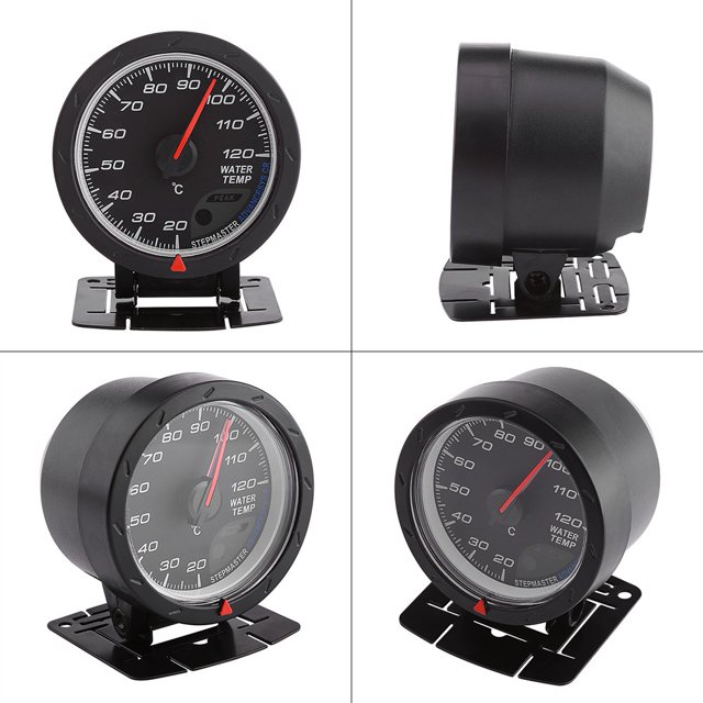 Duokon Water Temp Gauge, Universal Digital Blue LED Water Temp Temperature Gauge 20-120 Degrees Celsius Range Meter For Auto Racing Car