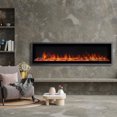 thumbnail image 2 of Commercial Series  Kennedy II  Smart Electric Fireplace, 60IN, Grey Frame, 2 of 6