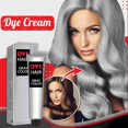 thumbnail image 2 of Silver Gray Natural Hair Dye Cream,Silver Gray Hair Dye, Unisex Fashion Dye, Natural DIY Hairstyle Hair Color Girl Boy Gifts for Birthday, Party, 100ml, 2 of 6