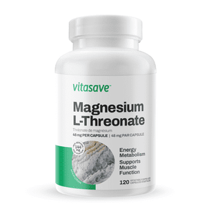 Vitasave Magnesium L-Threonate (120 VCaps)