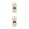 thumbnail image 1 of Wweixi Transparent Tea Jars For Storing And Displaying Favorite Tea Leaves Food Grade Metal Kitchen Storage Jars Jars Kitchen Beige tea 2Set, 1 of 6