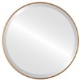 thumbnail image 1 of Miroir Rond Encadré Singapore - Vaporisation Or - 15 Pouces x 15 Pouces, 1 of 7