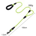 thumbnail image 2 of Dog Leash Reflective Nylon Double Handles Pet Walking Leash Dog Training Leash, 2 of 10