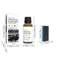 thumbnail image 3 of Neoyler Automobile Interior Plastic Refurbishing Kit 1 fl oz Dashboard Restoration Agent with Polishing Protection for Plastic and Leather Upholstery Easy Application for Renewed Look 3PC, 3 of 6