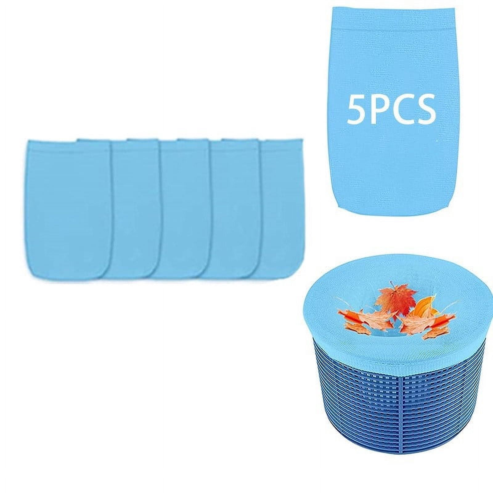 Vaidha Pool Skimmer Filter Socks For Above Ground And Inground Pool Skimmer Basketnets Fine Mesh Screen Socks For Pool Skimmer Basket Blue
