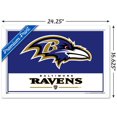 thumbnail image 2 of NFL Baltimore Ravens - Logo 21 Wall Poster, 22.375" x 34" Framed, 2 of 4