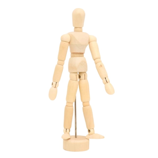 Wooden Puppet Ornament Mannequin Mini Toy Drawing Doll Human Figure Ornament Figure Drawing Model Manikin Figure Drawing Figure Manikin Body Movable Manikin Toy