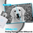 thumbnail image 2 of Graflsoa Q2 57mm Portable Thermal Printer - 300dpi High-Resolution, Bluetooth Enabled, Compatible with Android & iOS, Built-in Battery, Includes 1 Roll of 57x30mm White Thermal Paper, 2 of 7