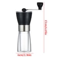 thumbnail image 3 of Hand Operated Coffee Grinder, Manual Burr Mill, Portable Kitchen Appliance, Adjustable Grind Settings, Consistent Coarse to Fine Grind, Easy to Use and Clean, 3 of 6