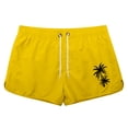 thumbnail image 3 of Stylish Men's Board Shorts for Beach Sports Travel Polyester Coconut Tree Design for Active Leisure Wear, 3 of 3
