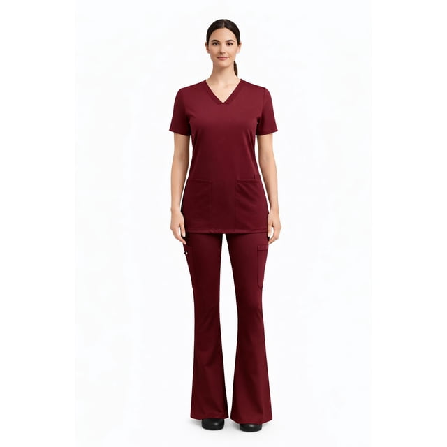 FLEX SCRUBS™ ladies flared scrub pants