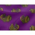 thumbnail image 4 of oneOone Viscose Jersey Fabric Fish Block Printed Craft Fabric BTY 60 Inch Wide, 4 of 5