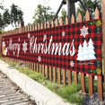 thumbnail image 4 of Christmas Streamer Hanging Background Ornament Polyester Decorative Banner, Polyester background ornament Polyester SDHF-GZ01, 4 of 7